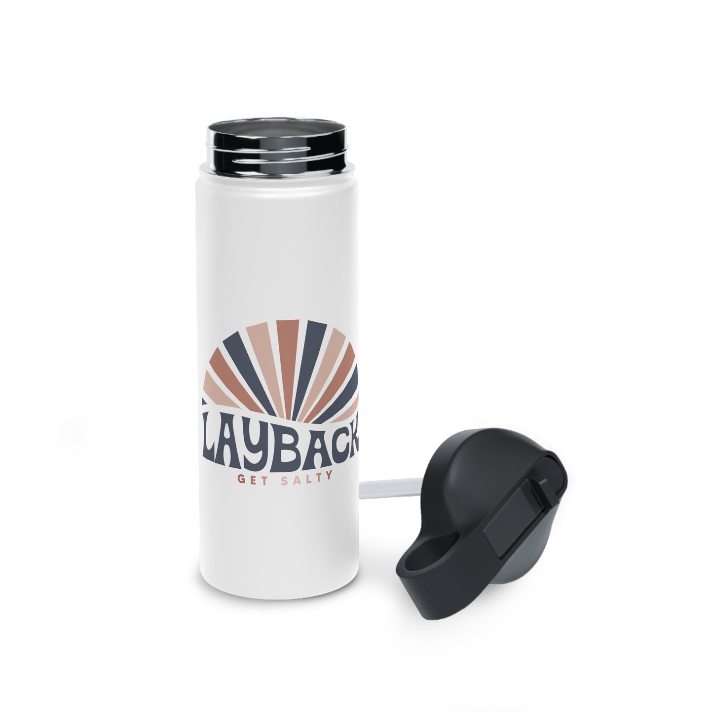 Stainless Steel Water Bottle, Standard Lid