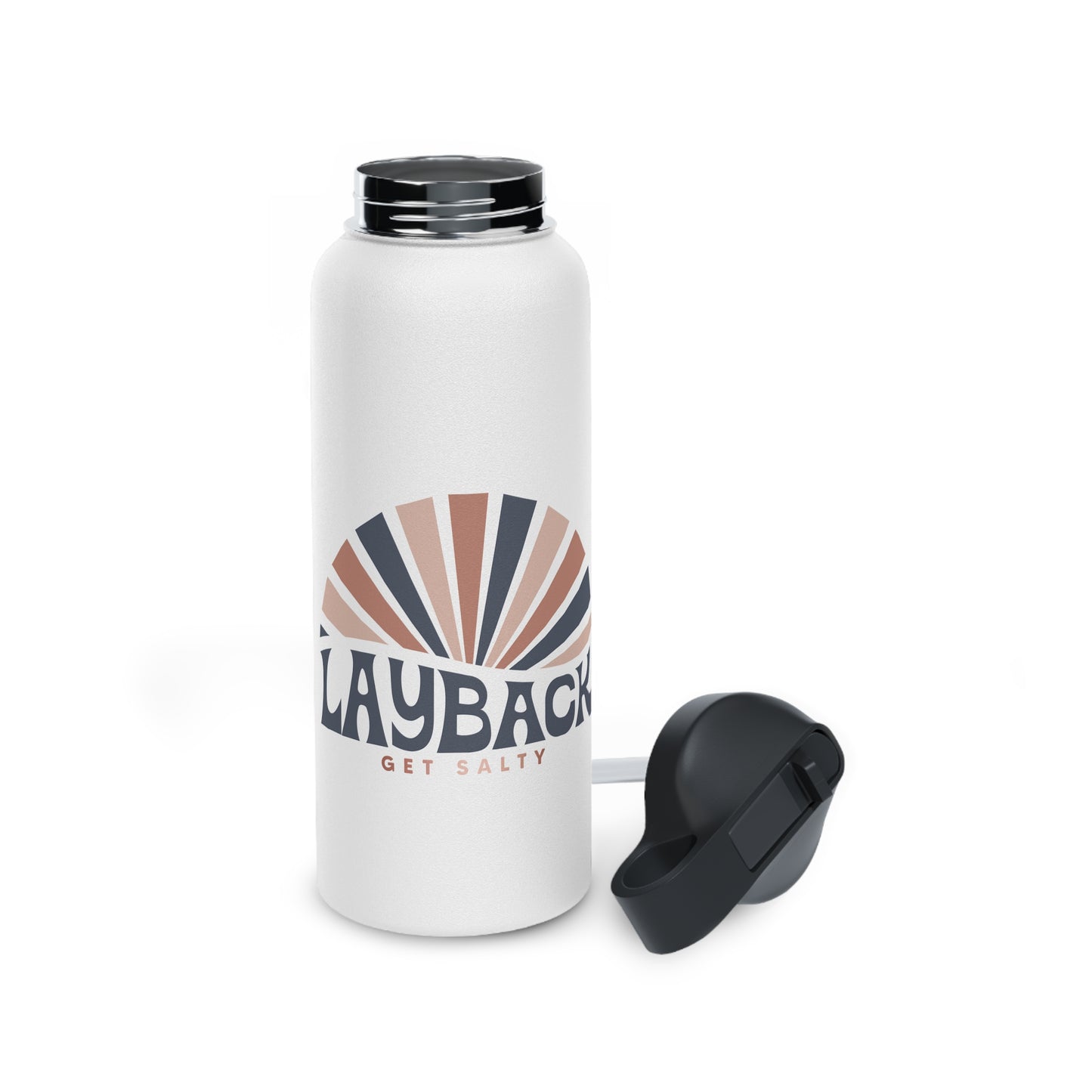 Stainless Steel Water Bottle, Standard Lid